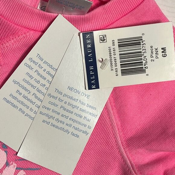 NWT Ralph Lauren Baby Girl Dress and bloomer set outfit 6M - Picture 4 of 7